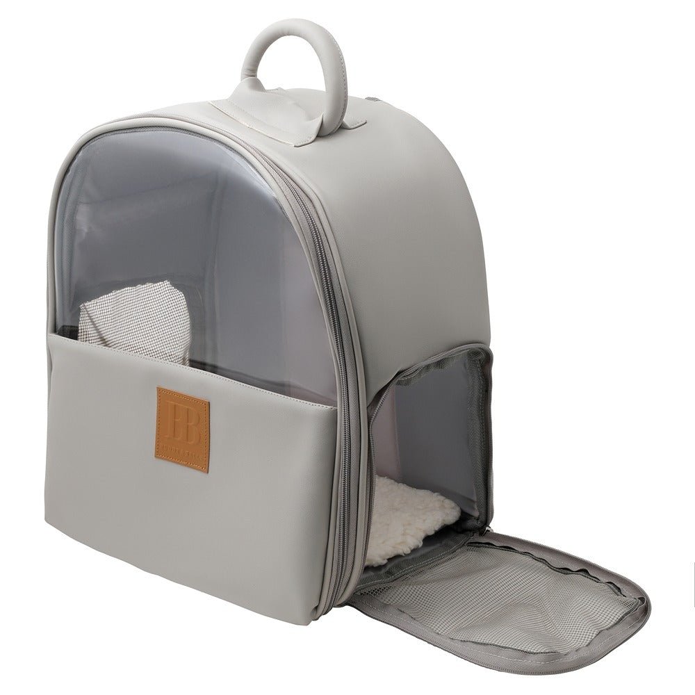 Buddy & Belle Cat Backpack Grey - PetPost Australia