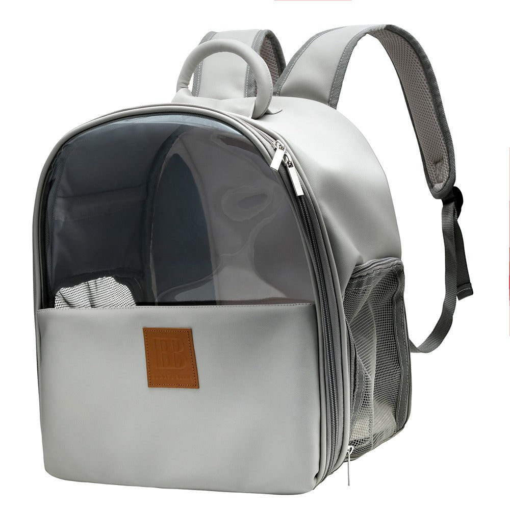 Buddy & Belle Cat Backpack Grey - PetPost Australia