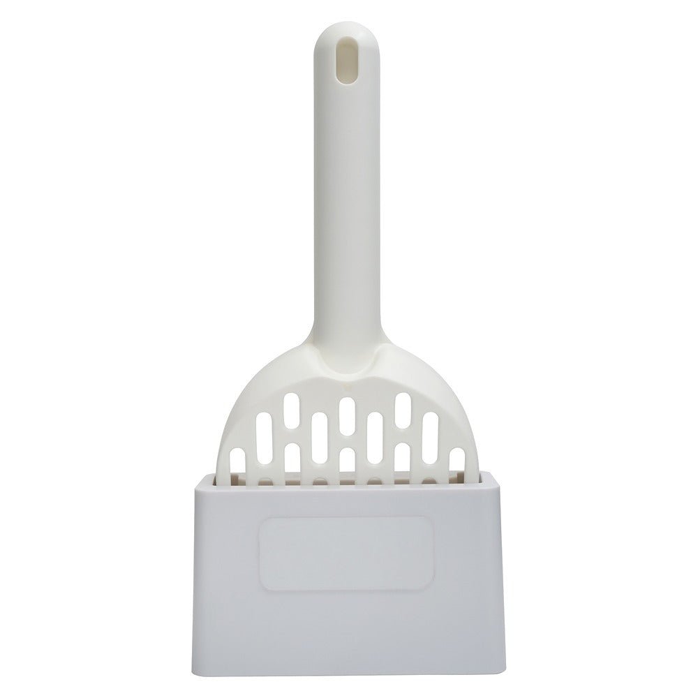 Buddy & Belle Cat Litter Scoop & Holder White/Grey - PetPost Australia