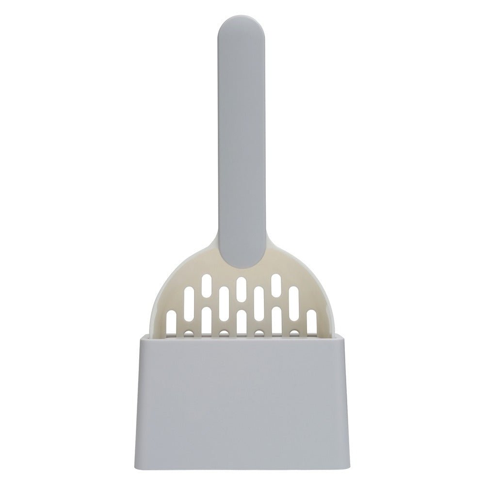 Buddy & Belle Cat Litter Scoop & Holder White/Grey - PetPost Australia