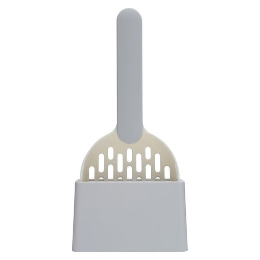 Buddy & Belle Cat Litter Scoop & Holder White/Grey - PetPost Australia