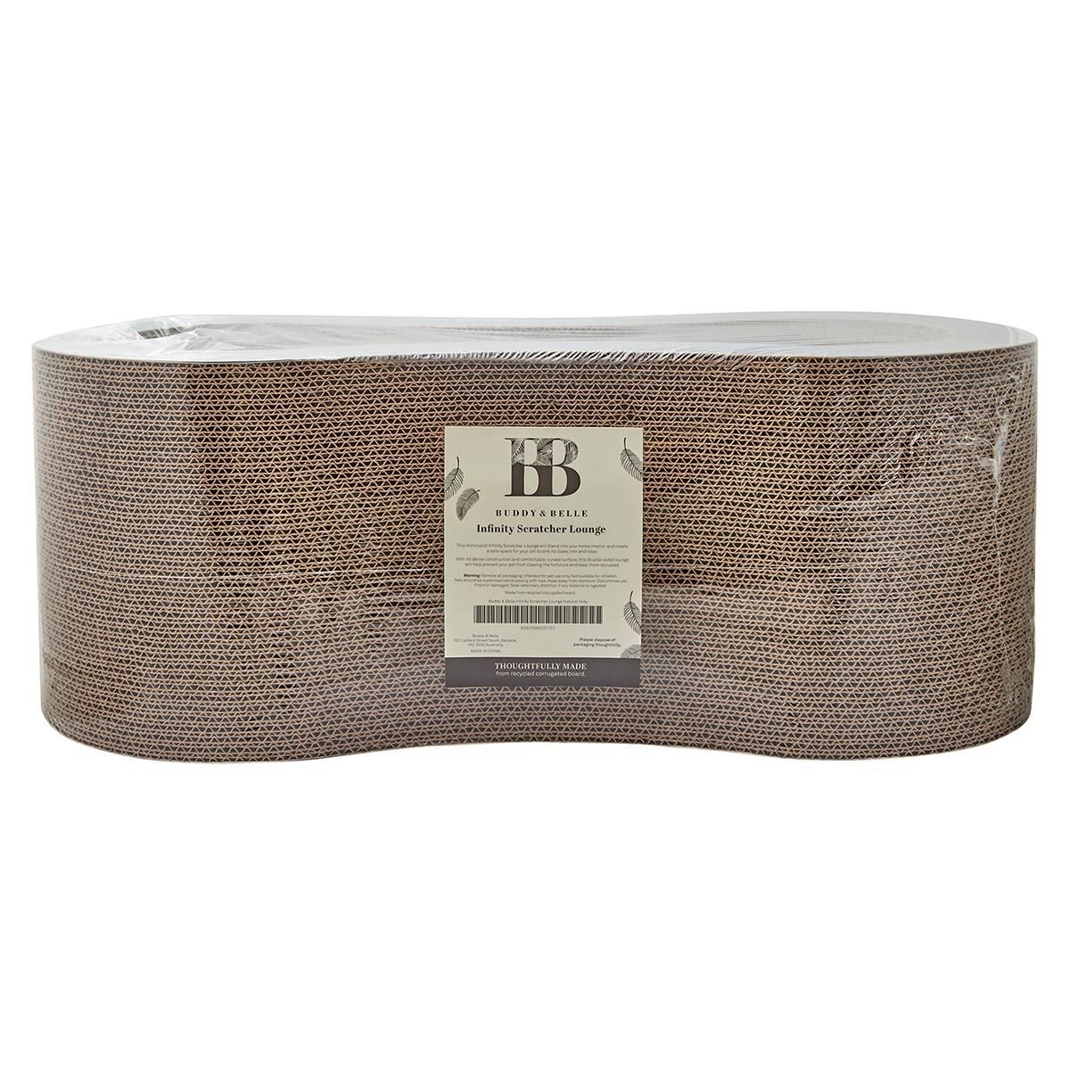 Buddy & Belle Infinity Cat Scratcher Lounge - PetPost Australia