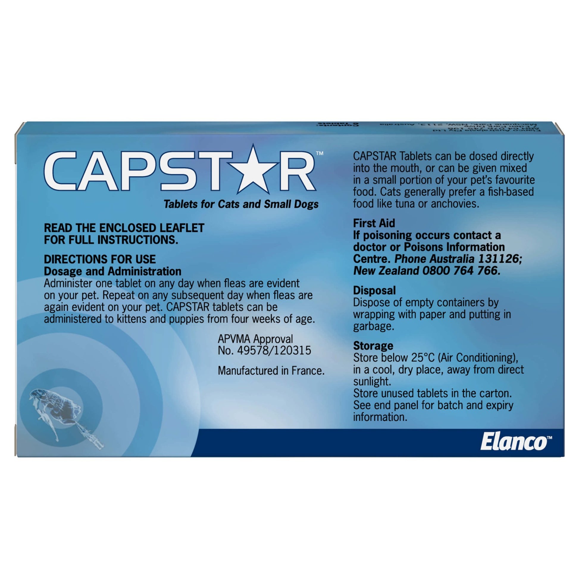 Capstar Flea Treatment <11kg Dog - PetPost Australia