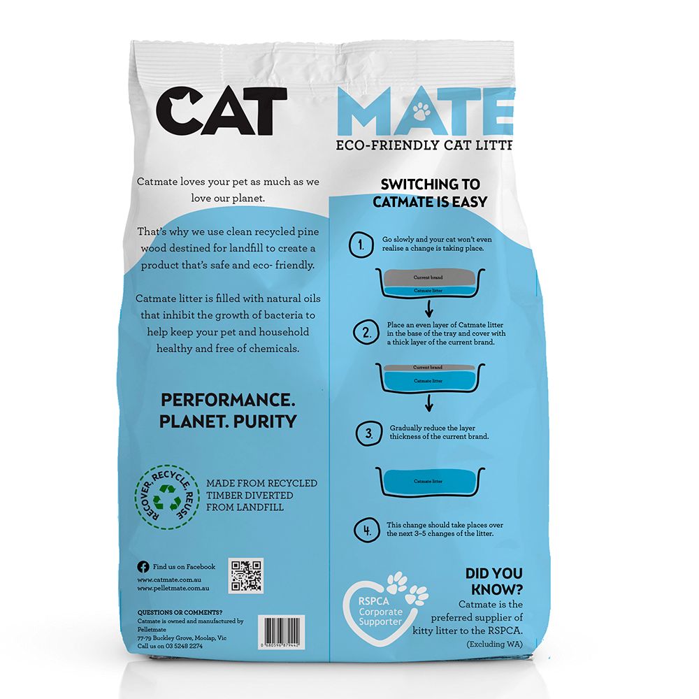Catmate Wood Pellet Cat Litter - PetPost Australia