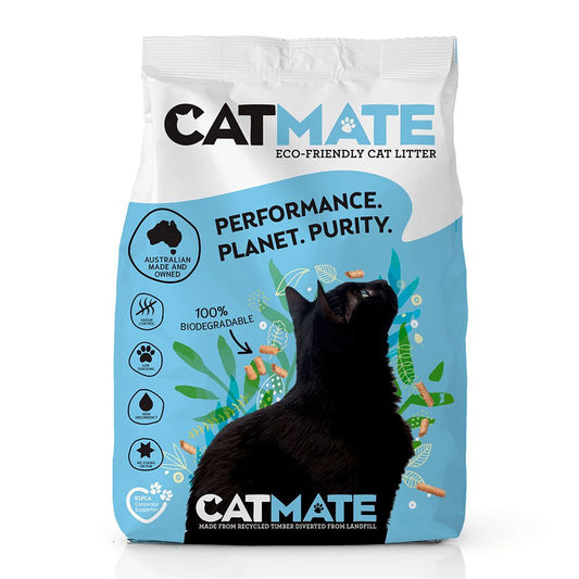 Catmate Wood Pellet Cat Litter - PetPost Australia