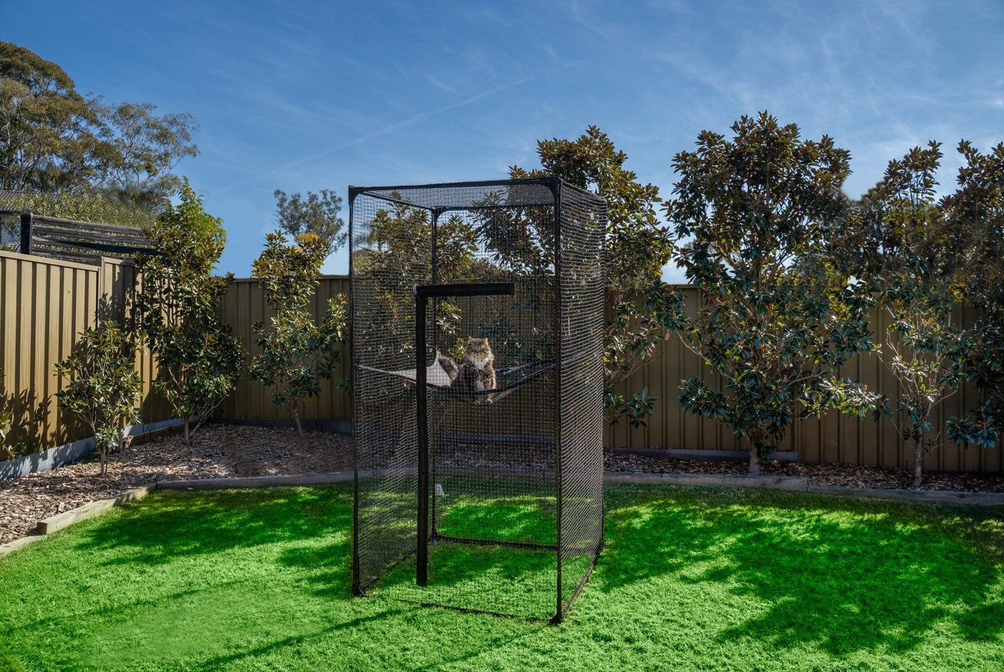 Catnets Peak Cat Enclosure 2.3m x 1.2m x 1.2m - PetPost Australia