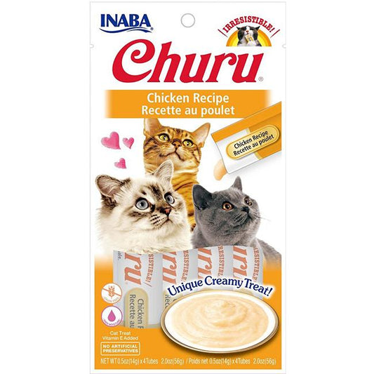Churu Puree Chicken Cat Treats 4pk - PetPost Australia