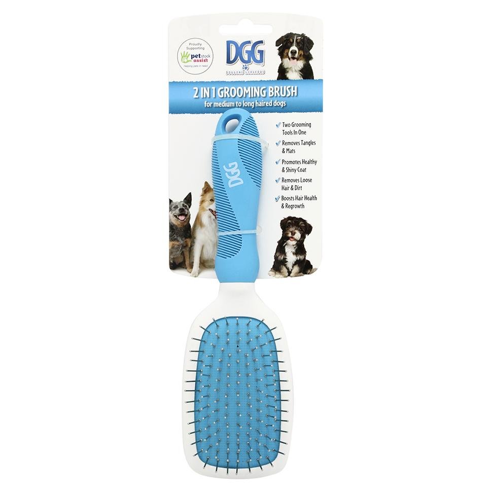 DGG 2-in-1 Grooming Brush - PetPost Australia
