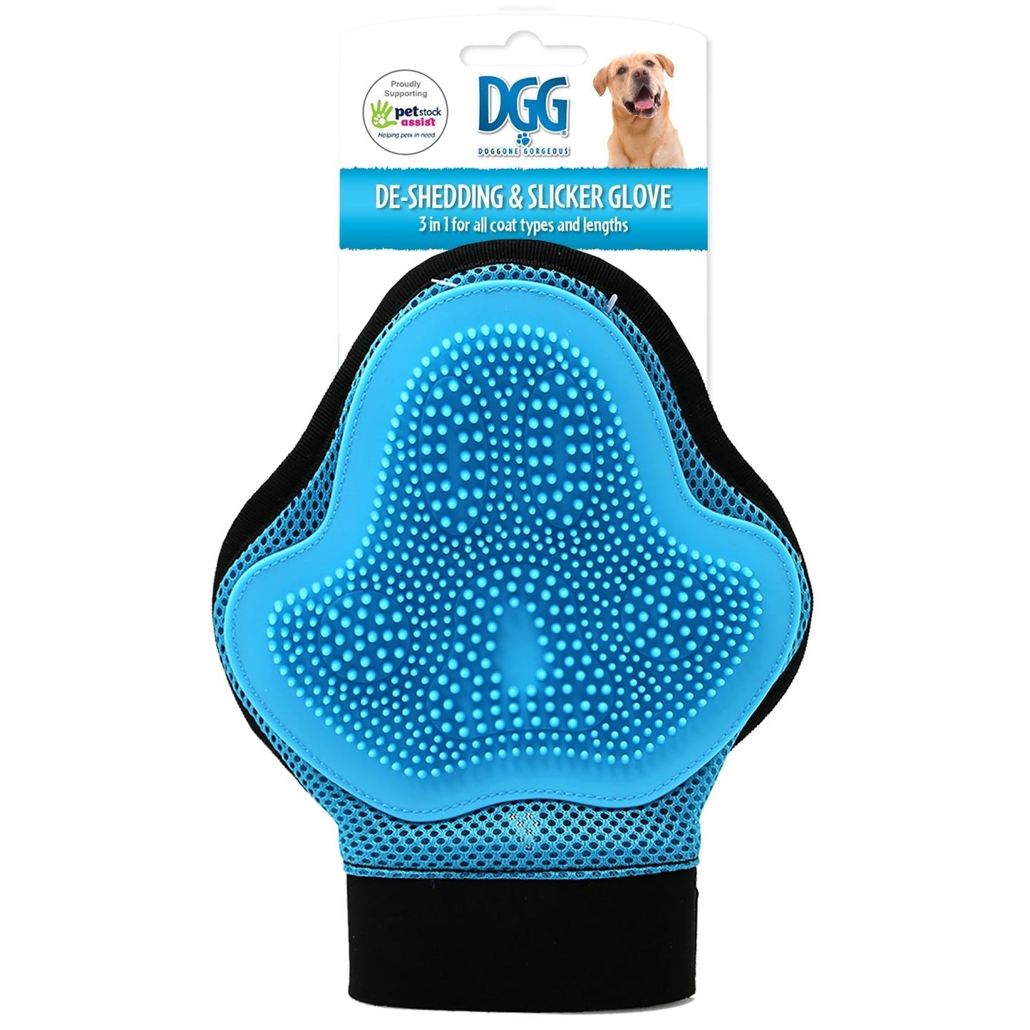DGG 3-in-1 Deshedding & Slicker Glove - PetPost Australia