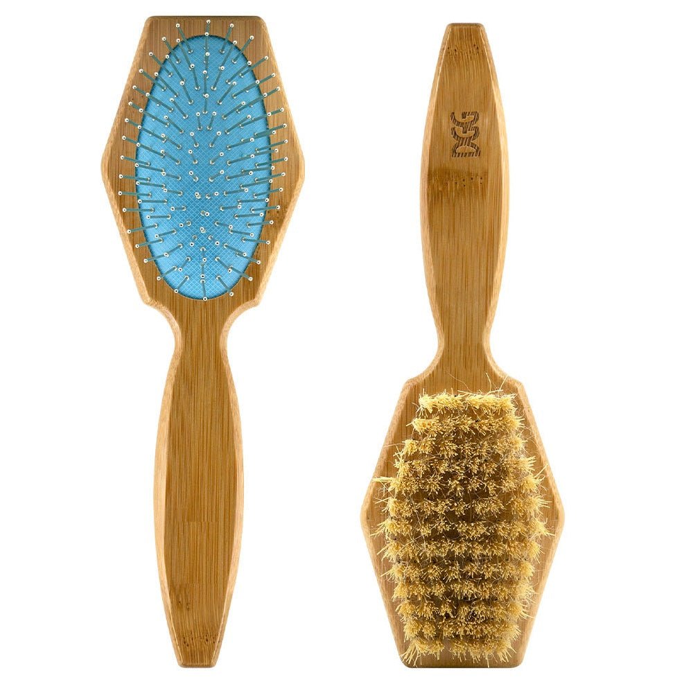 DGG Double Sided Hemp Bristle & Pin Paddle Brush - PetPost Australia