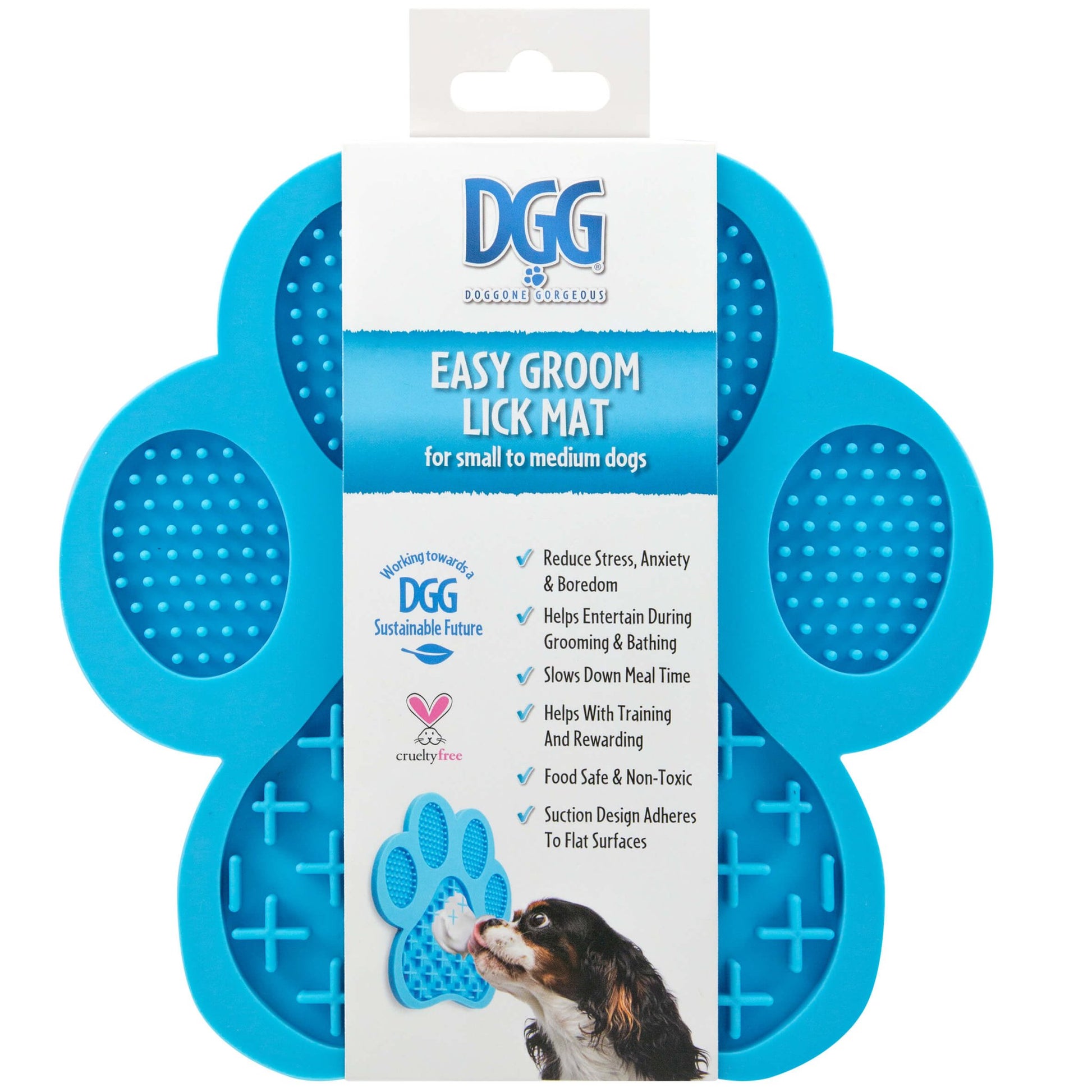 DGG Easy Groom Dog Lick Mat with Suction Cups - PetPost Australia