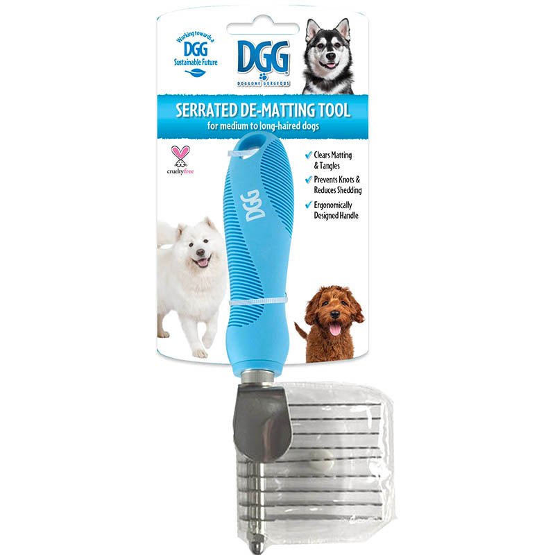 DGG Serrated De-Matting Tool - PetPost Australia