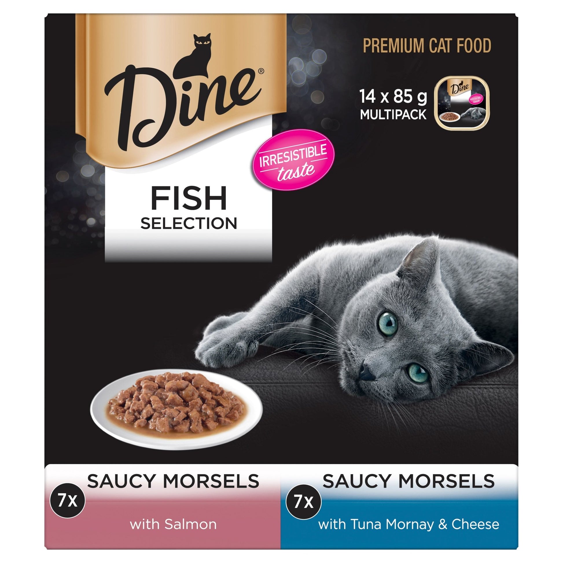 Dine Classic Collection Mixed Fish 14x85g - PetPost Australia