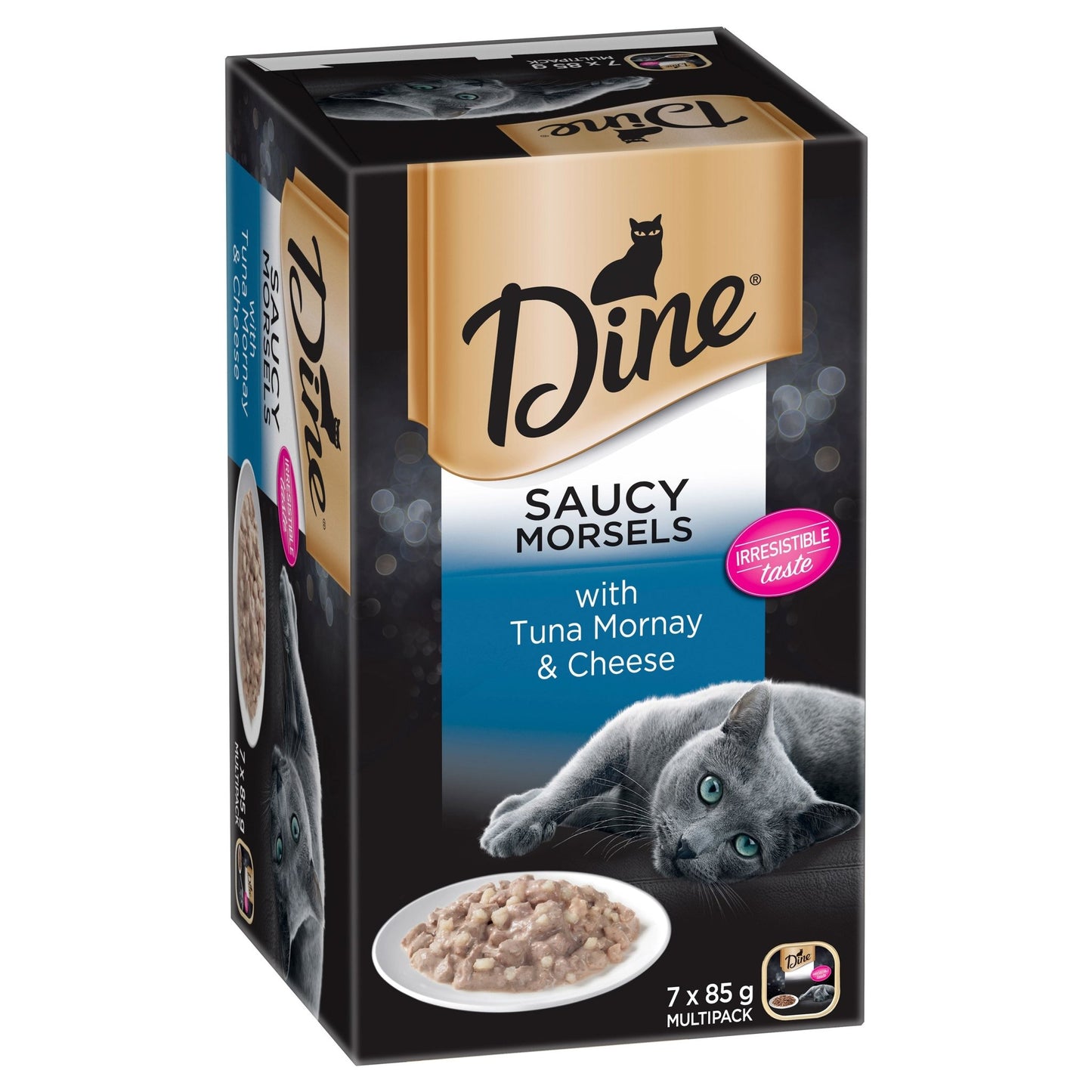 Dine Daily Tuna Mornay Topped With Cheese 7x85g - PetPost Australia