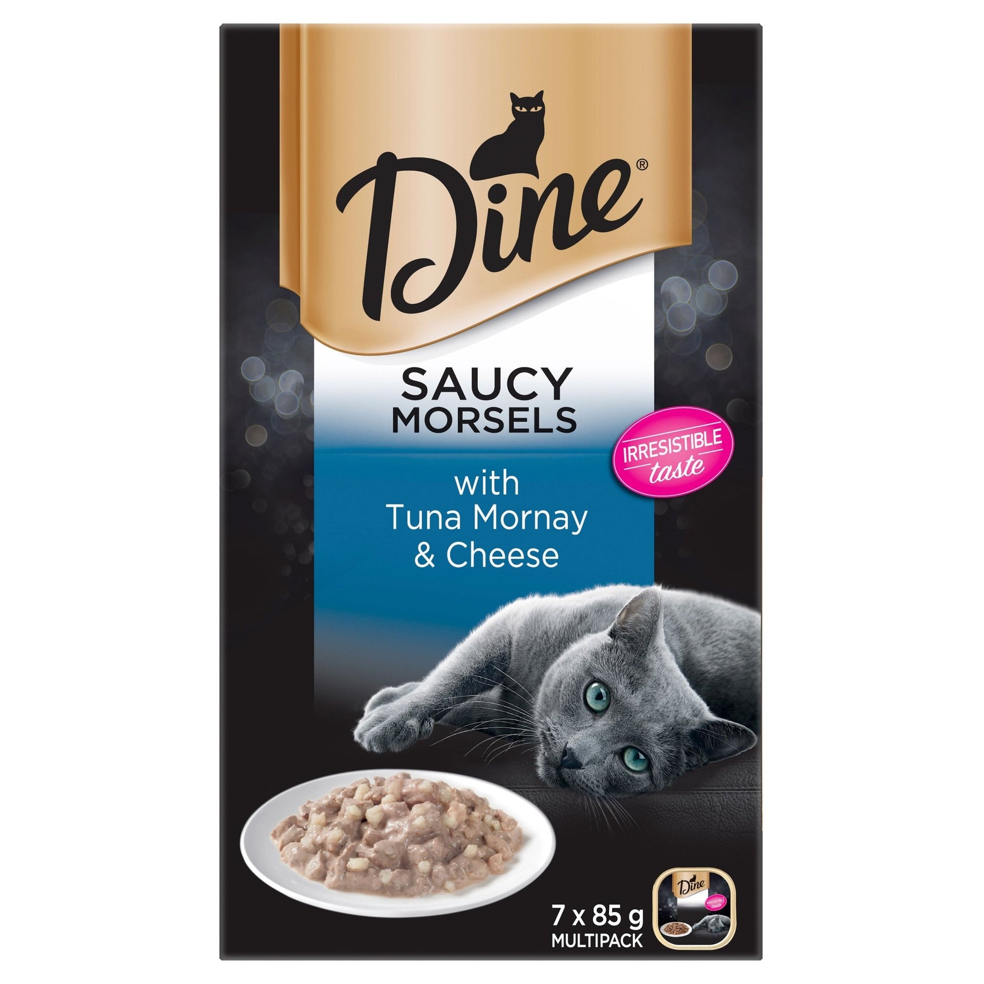 Dine Daily Tuna Mornay Topped With Cheese 7x85g - PetPost Australia