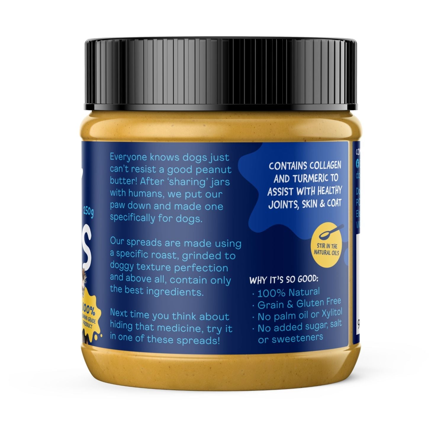 Doggylicious Hip Joint & Coat Peanut Butter Dog Treat - PetPost Australia
