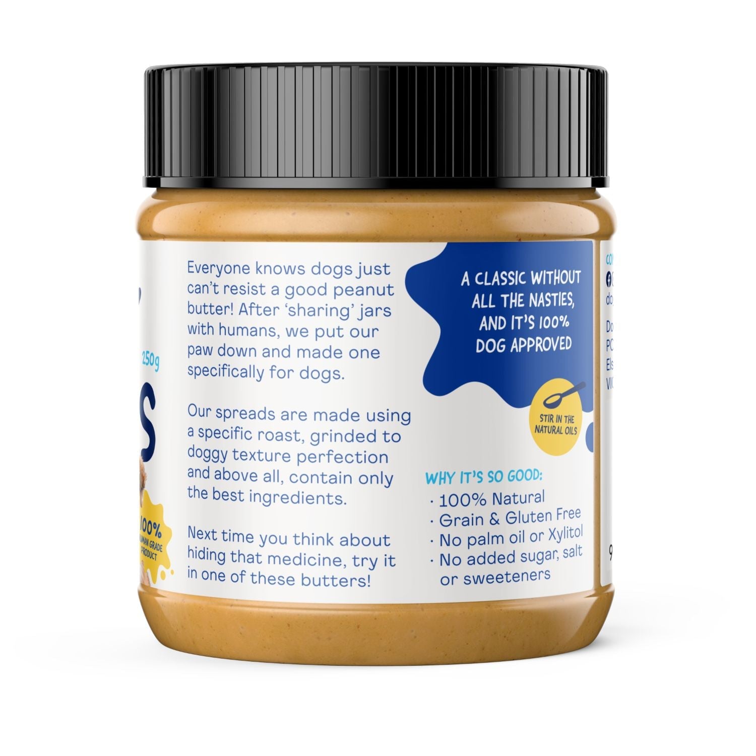 Doggylicious Peanut Butter Original Dog Treat - PetPost Australia