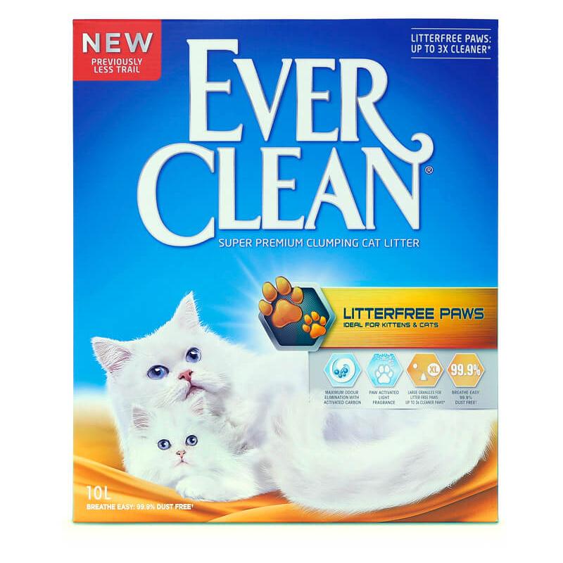 Ever Clean Litter Free Paws Clumping Litter 10L - PetPost Australia