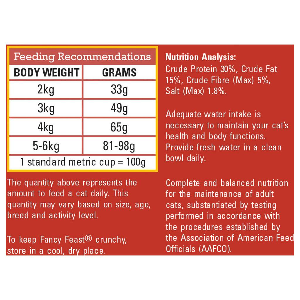 Fancy Feast Beef, Salmon & Cheese Adult Dry Cat Food 1.4kg - PetPost Australia