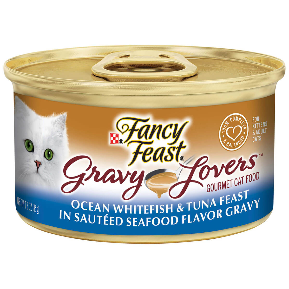 Fancy Feast Gravy Lovers Ocean Whitefish & Tuna Feast - PetPost Australia