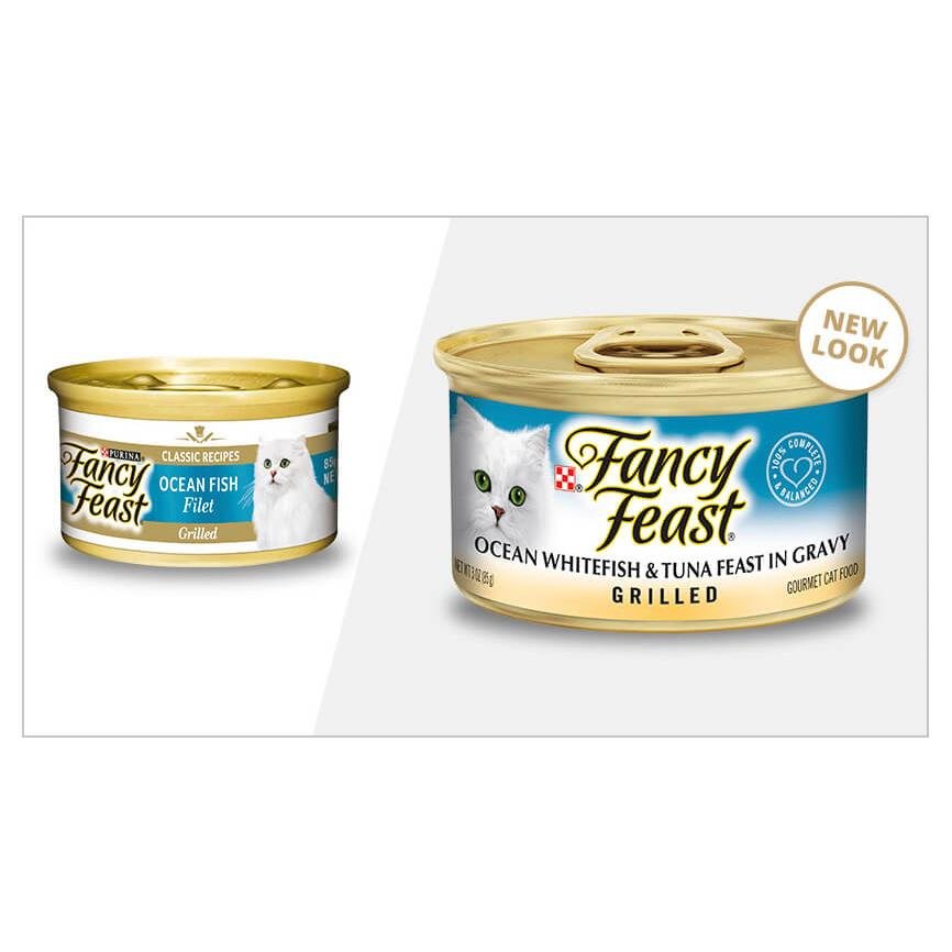 Fancy Feast Grilled Ocean Whitefish & Tuna Feast In Gravy - PetPost Australia