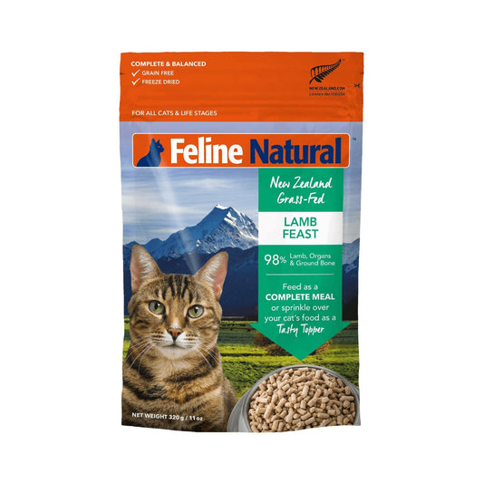 Feline Natural Lamb Feast Freeze Dried Cat Food 320g - PetPost Australia