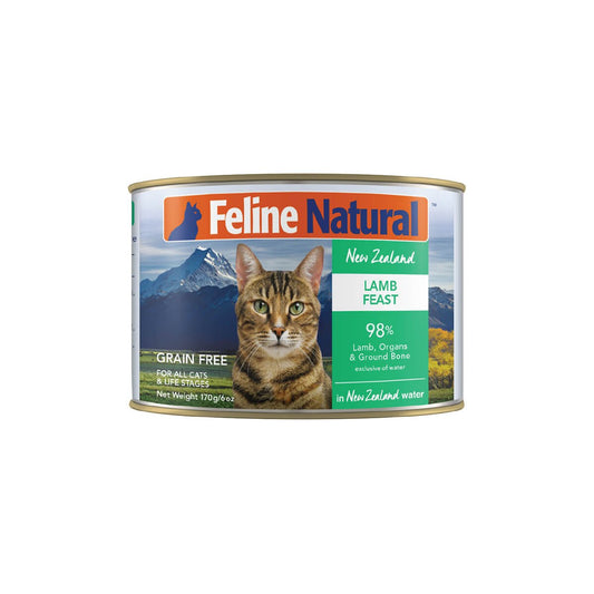 Feline Natural Lamb Feast Wet Cat Food 170g - PetPost Australia