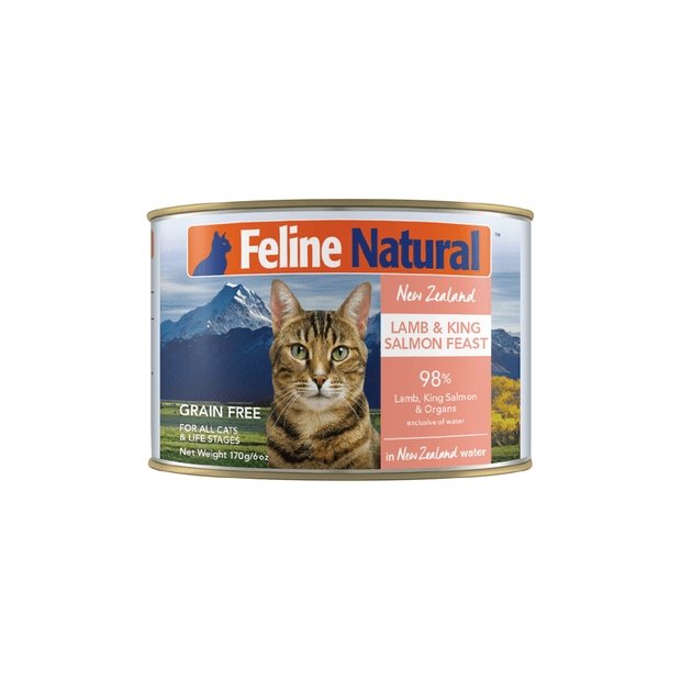 Feline Natural Lamb & Salmon Wet Cat Food - PetPost Australia