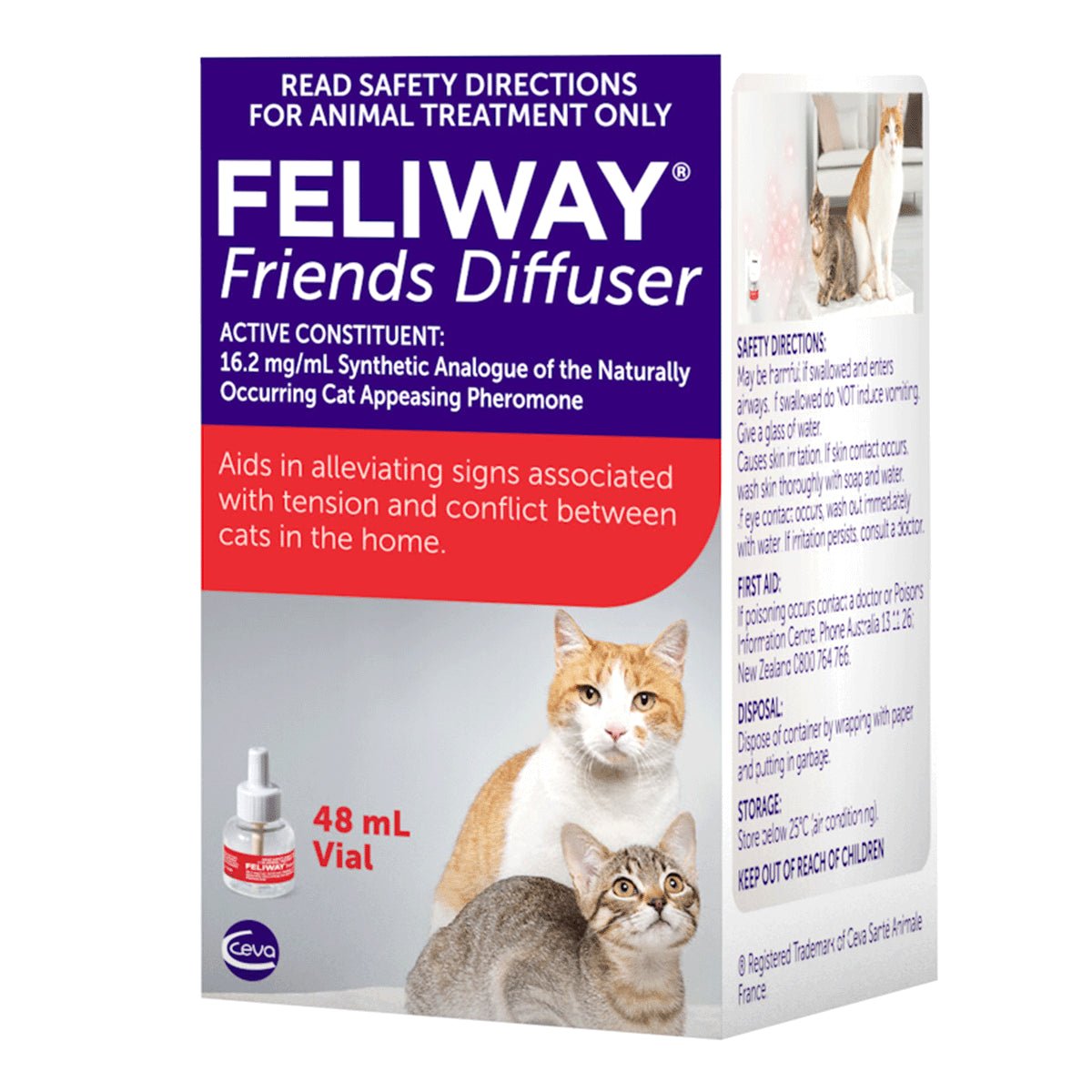 Feliway Friends Refill Vial 48ml 1 pack - PetPost Australia