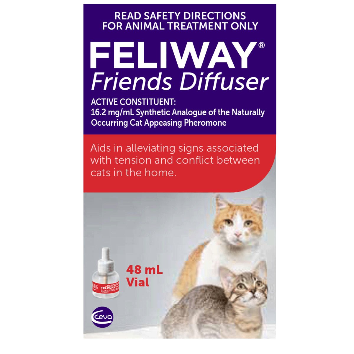 Feliway Friends Refill Vial 48ml 1 pack - PetPost Australia