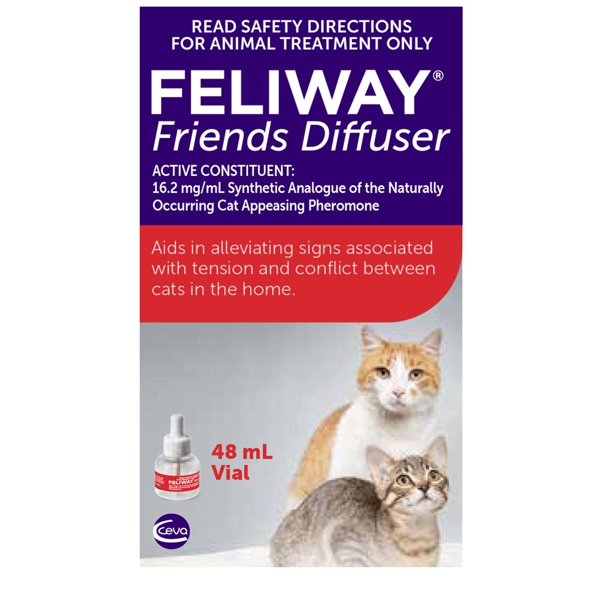 Feliway Friends Refill Vial 48ml 1 pack - PetPost Australia