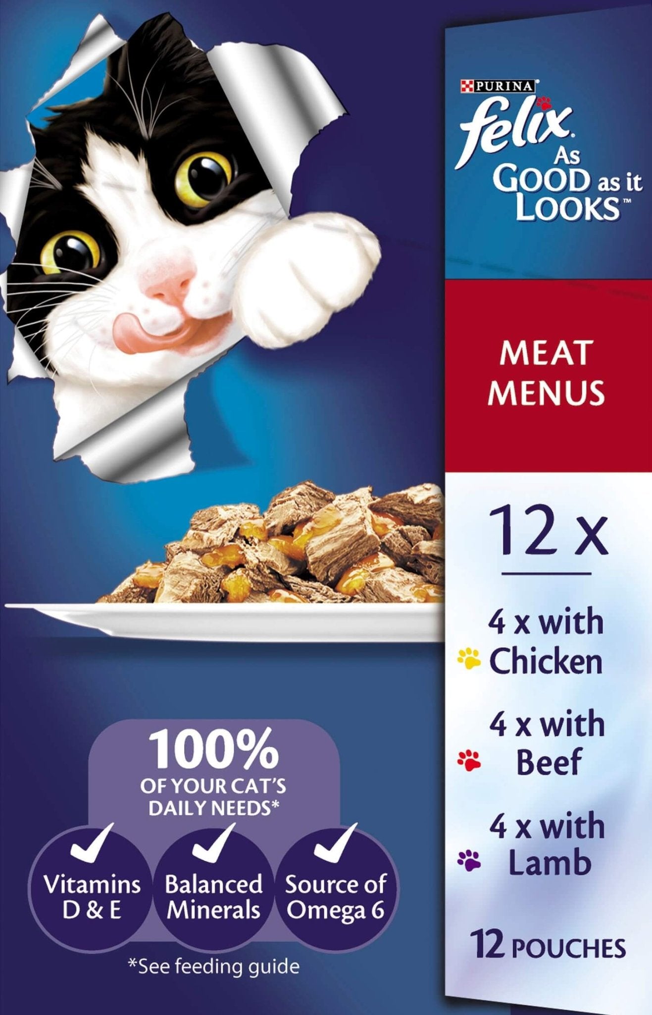 Felix As Good As It Looks Meat Menu In Jelly Wet Cat Food - PetPost Australia