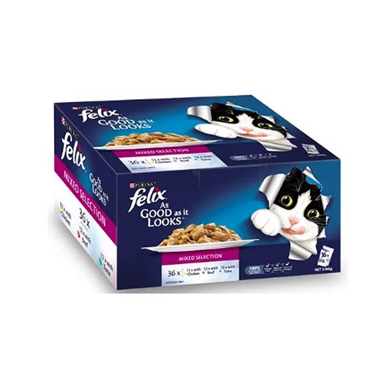 Felix As Good As It Looks Mixed Selection Wet Cat Food - PetPost Australia