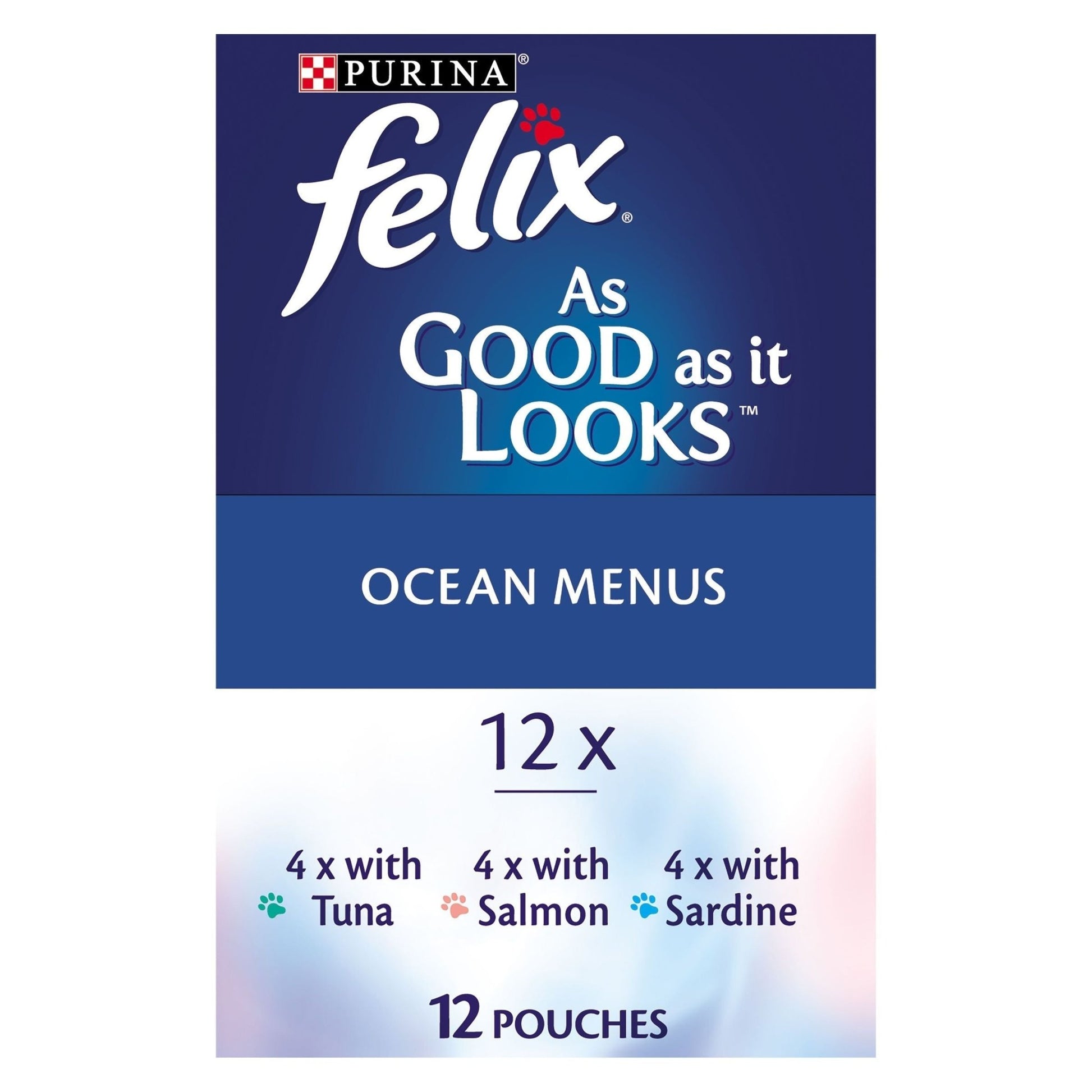 Felix As Good As It Looks Ocean Fish Wet Cat Food 12x85g - PetPost Australia
