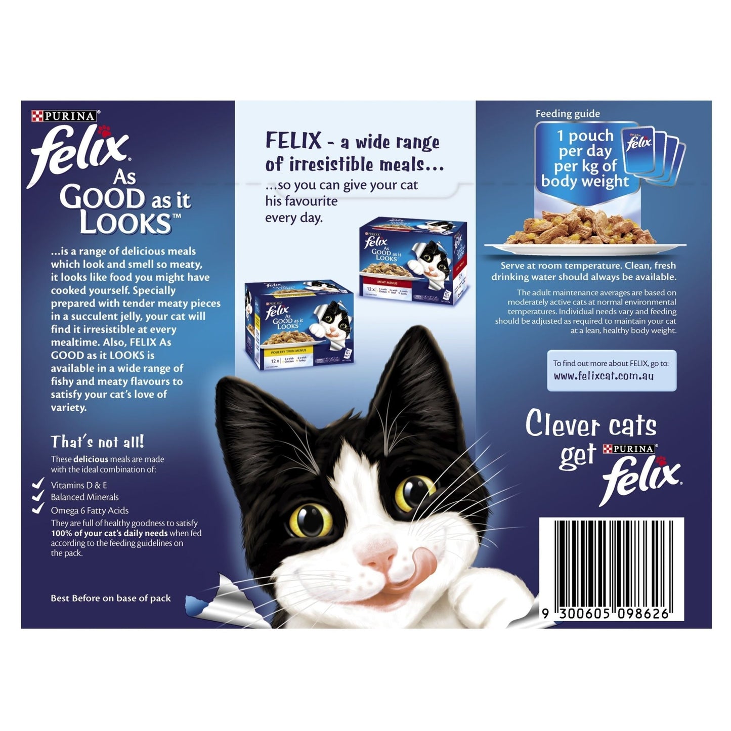 Felix As Good As It Looks Ocean Fish Wet Cat Food 12x85g - PetPost Australia