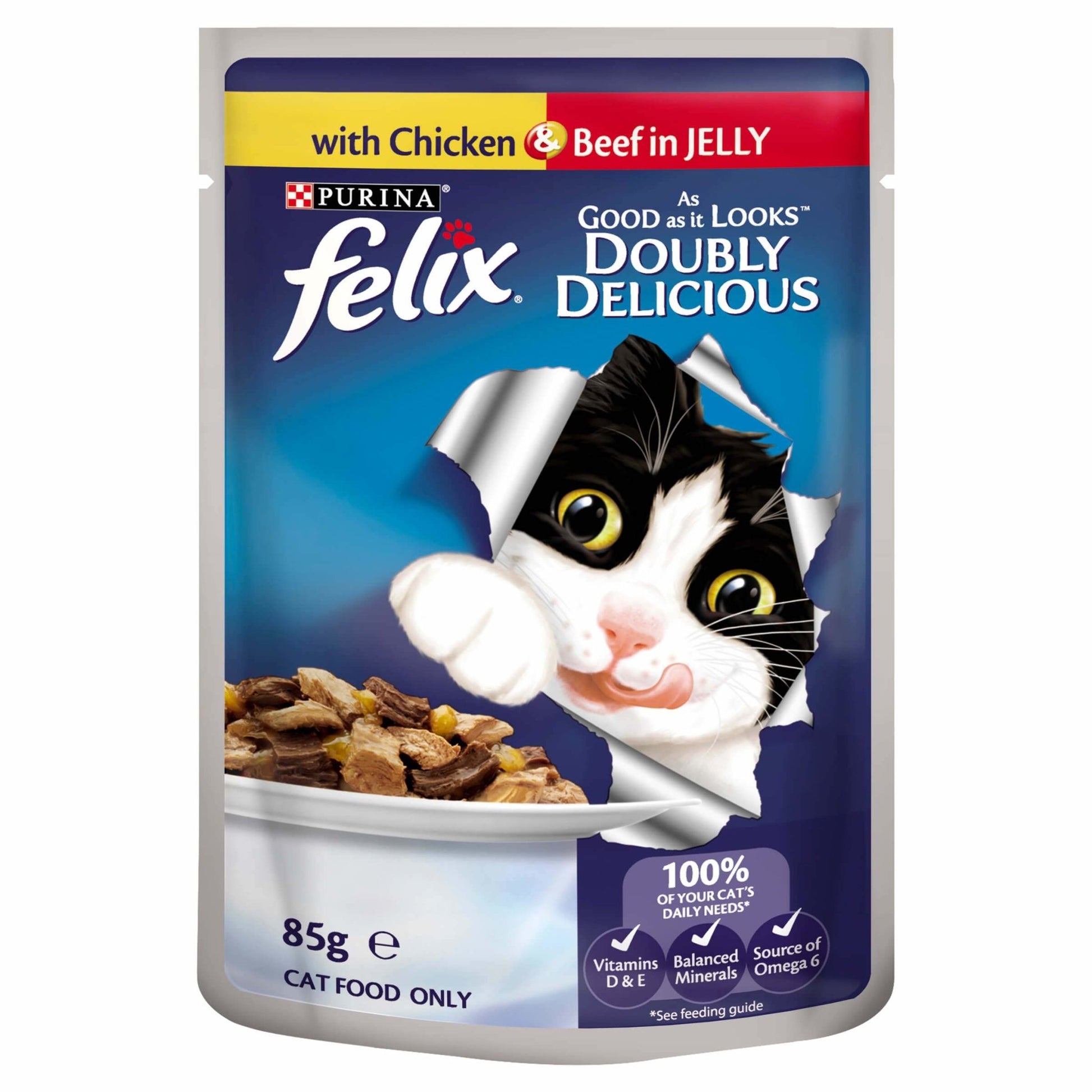 Felix Doubly Delicious Meat Wet Cat Food - PetPost Australia