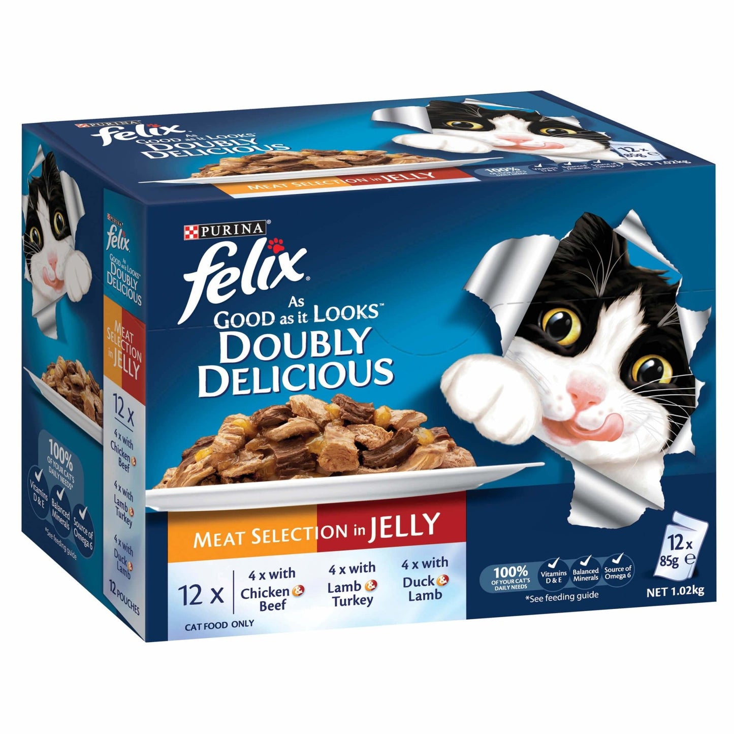 Felix Doubly Delicious Meat Wet Cat Food - PetPost Australia