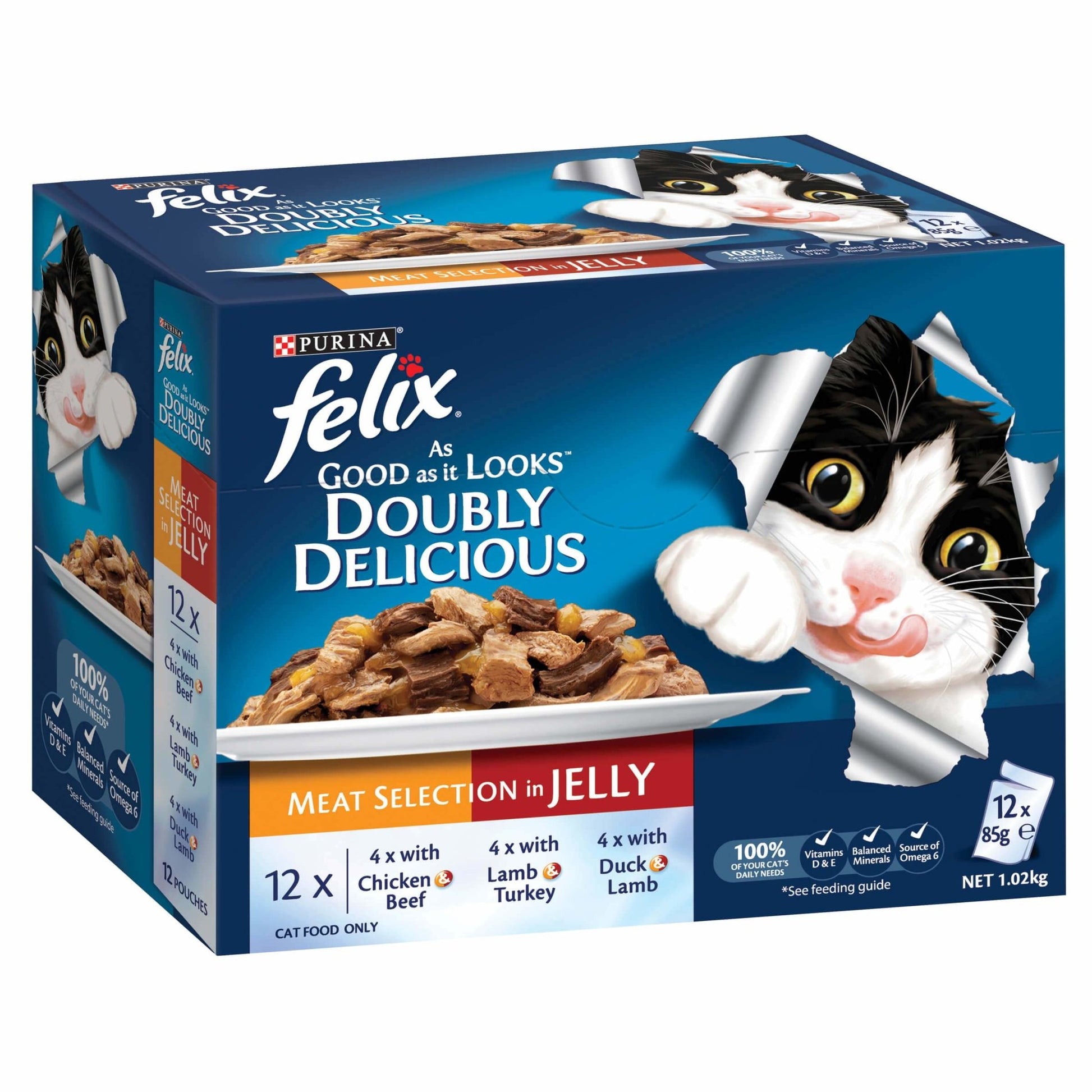 Felix Doubly Delicious Meat Wet Cat Food - PetPost Australia