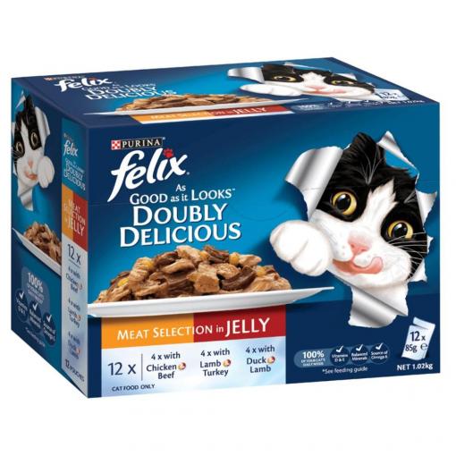 Felix Doubly Delicious Meat Wet Cat Food - PetPost Australia