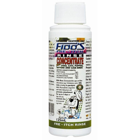 Fido's Fre Itch Rinse Concentrate Flea and Lice Control - PetPost Australia