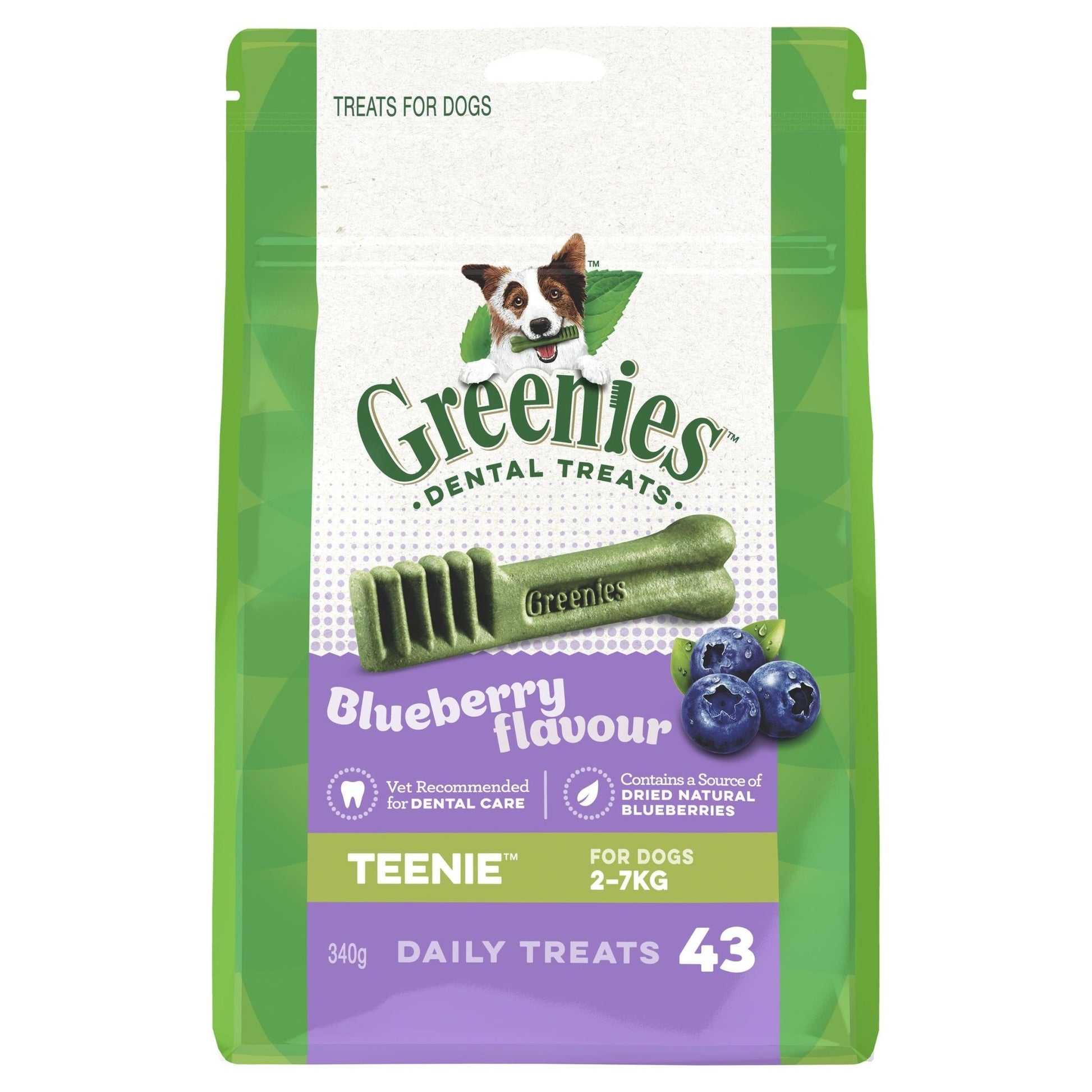 Greenies Blueberry Teenie Dental Chews Dog Treats - PetPost Australia