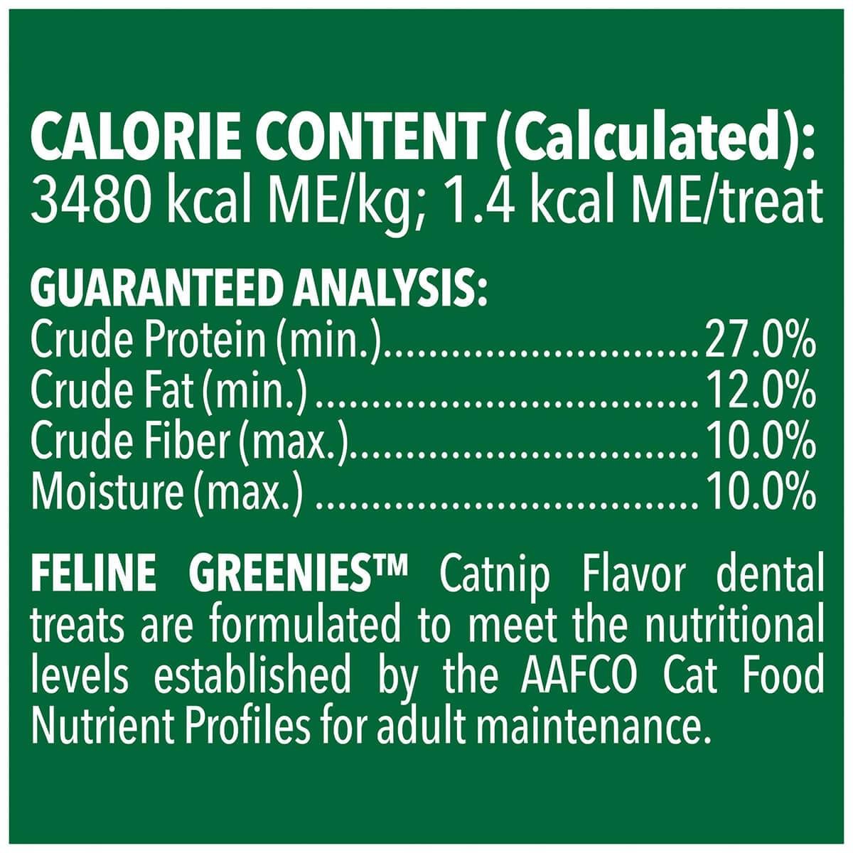 Greenies Catnip Feline Cat Dental Treats - PetPost Australia