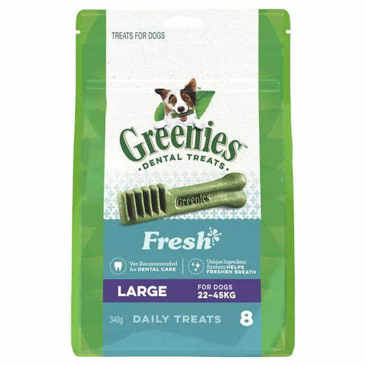 Greenies Freshmint Large Dental Chews Dog Treats - PetPost Australia