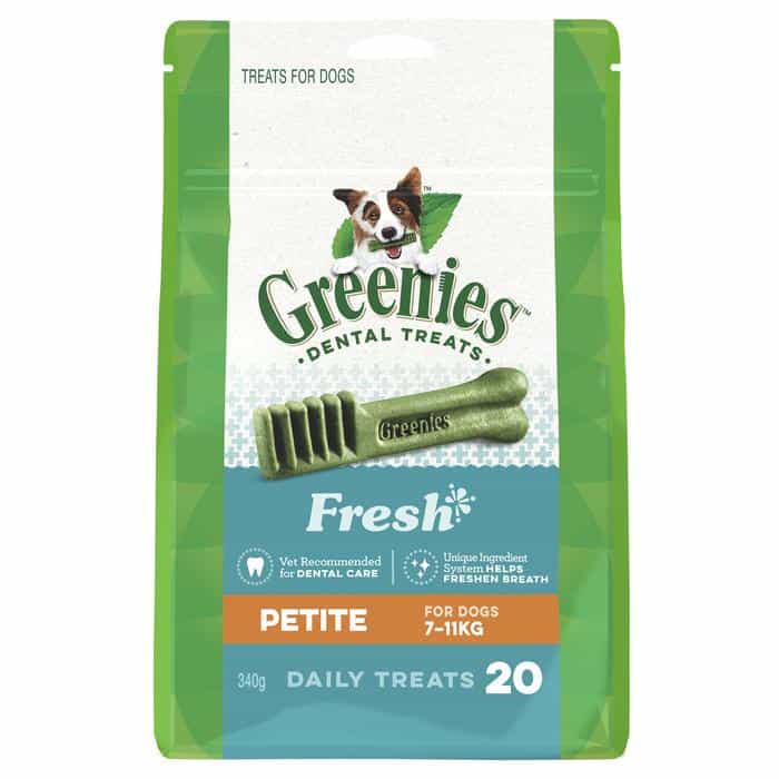 Greenies Freshmint Petite Dental Chews Dog Treats - PetPost Australia