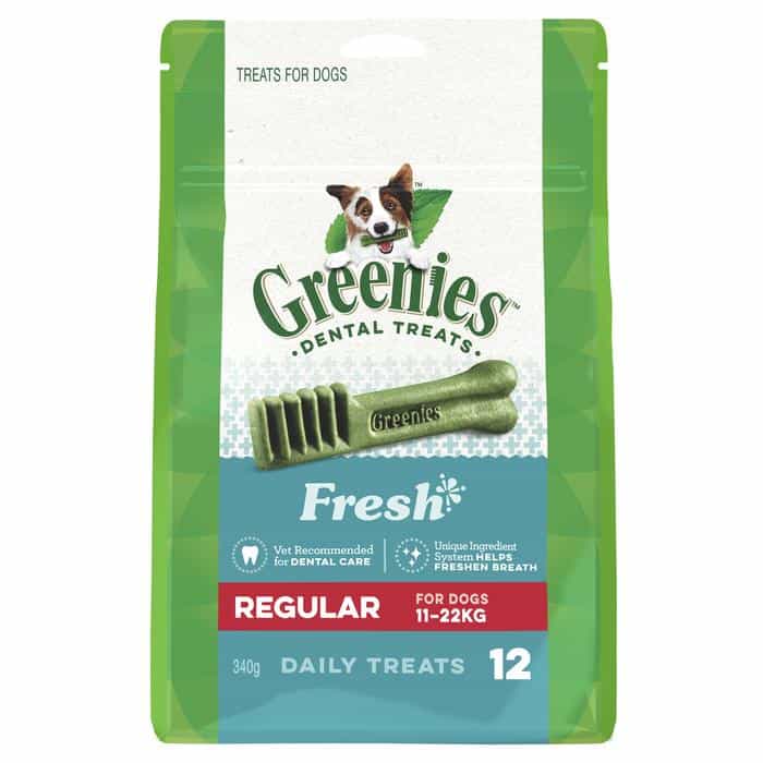 Greenies Freshmint Regular Dental Chews Dog Treats - PetPost Australia