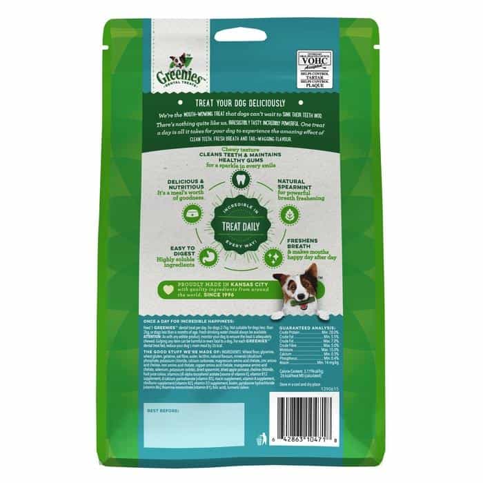 Greenies Freshmint Teenie Dental Chews Dog Treats - PetPost Australia