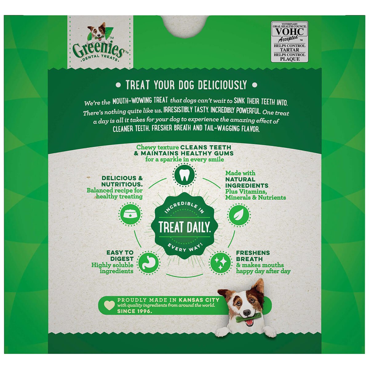 Greenies Original Large Dental Dog Treats 24 Value Pack 1.02Kg - PetPost Australia