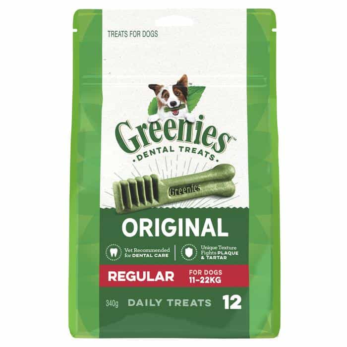 Greenies Regular Dental Chews For Medium Dogs Treats - PetPost Australia