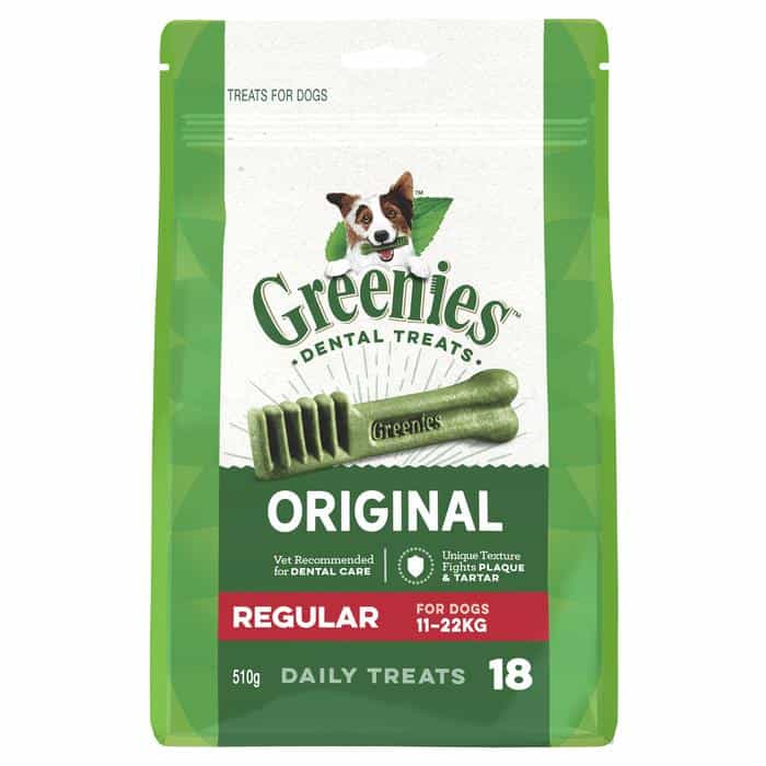 Greenies Regular Dental Chews For Medium Dogs Treats - PetPost Australia