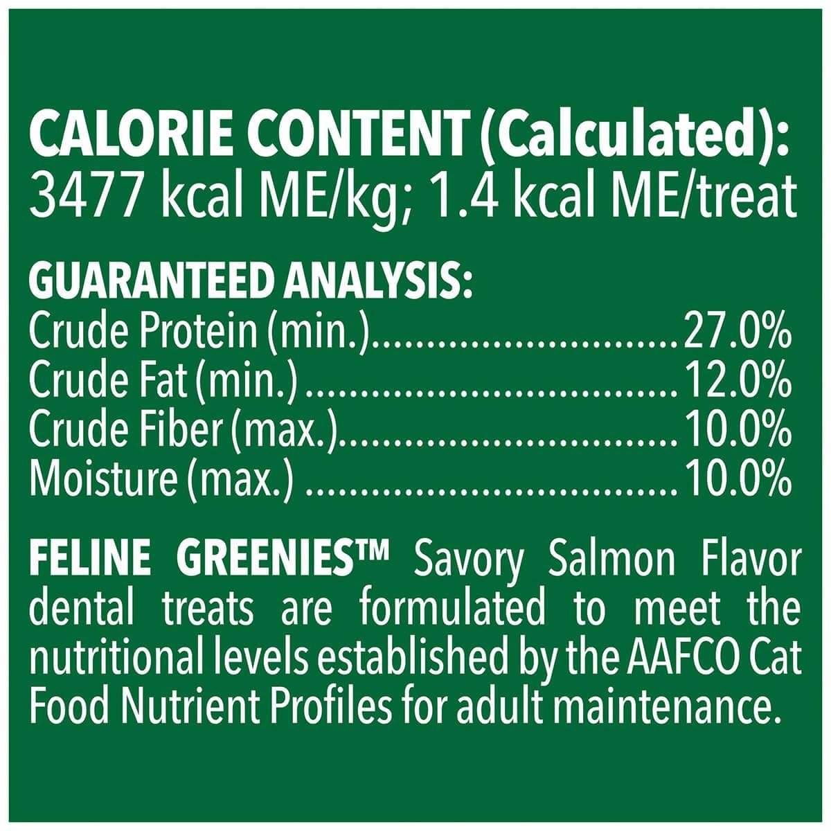 Greenies Savory Salmon Feline Cat Dental Treats - PetPost Australia